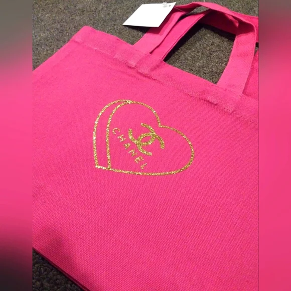 Luxury Inspired Pink Tote Bag - Picture 1 of 3